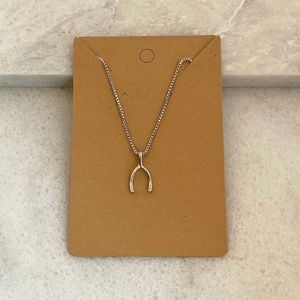 Minimalist Wishbone Necklace